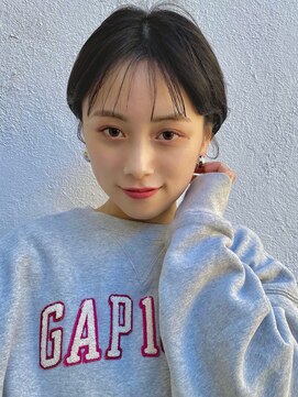 ロンド 表参道店(Lond) グランマッシュ/オリーブグレー/ショート/ヘイリーボブ/前髪