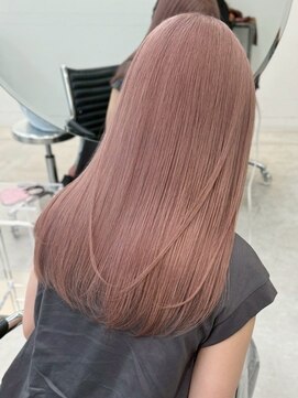 ピンク/ケアブリーチ/レイヤー/