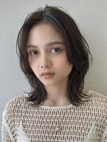 サンドイエナ 横浜店(sand yena)&nbsp;ボブディオリーブベージュ髪質改善縮毛矯正フェイスレイヤー