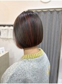似合わせカット＋透明感カラー