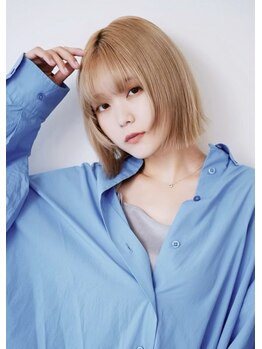 キッカ(kicca)の写真/《kicca》で叶える透明感たっぷりの『映える』トレンドカラー☆圧倒的デザイン力で毎日のセットが楽しい♪