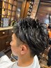 【セット時間短縮】カット+形状記憶アイロンパーマ