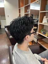 スリーク 吹田店(Sleek)&nbsp;スパイキーショート×ブルーブラック