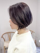 ネリー 銀座(NERIE) 白髪を生かす明るめグレージュ