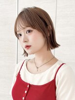 ロンドグロワール 大宮(Lond Gloire)&nbsp;ボブ/外ハネボブ/ミルクティーベージュ/韓国巻き/顔周りカット