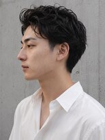 キュー(Cue_) ショートツイストマッシュシャドウパーマクリームパーマ