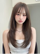 レア 銀座(Le'a)&nbsp;レイヤーカットハイレイヤー顔周りカット韓国風レイヤー髪質改善