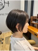 40代丸みショート