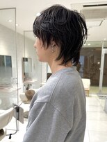 ルプル バイ フェイス 磯子(L'pul by face)&nbsp;細ハイライト×メンズショートウルフ　style by 田爪