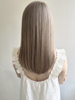 エル セルカ 高田馬場(el CERCA) ミルクティーベージュ×ストレートスタイル