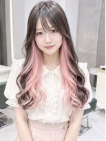 デイズ(days) 桜ピンクインナーカラー/ハイトーンカラーデザインカラー