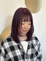 モルトン(MOLTON)&nbsp;顔周りレイヤー/パープルカラー/高松