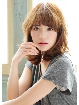 アズーア ヘアーアンドスパ(azure hair&spa) パーマで楽々再現！セミディスタイル　【横浜駅】