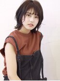 外ハネ ミディアムスタイル jena 【担当】堀川 彩