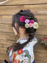 ヘアーアンドスパ エンジェイ(HAIR＆SPA enj) 編み下ろし