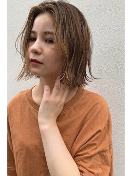 ソイ コンク 下北沢(soi conc) 立体感のあるベージュボブ◎【下北沢 soi conc】