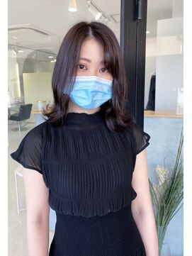 エンリッチヘア(enrich hair) MIDI×dark gray