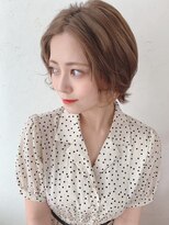 セシルヘアー 姫路店(Cecil hair) センター分け×ナチュラルボブ