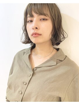 リタ(Lita) ☆カジュアルボブ オリーブベージュ ワイドバング