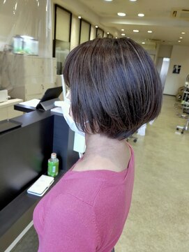 エイチ エアー ダヴ H air DAV調布北口 白髪ぼかし 前下りボブ