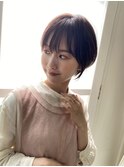 とことんキュートなナチュラルショートボブ 20代/30代/40代