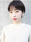 【morio札幌】札幌ショート　大人かわいい黒髪マッシュショート