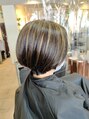 ヘアーエスクールアイディー(hair S. COEUR iD)&nbsp;ボブスタイルにハイライトを入れたメリハリのあるスタイルです