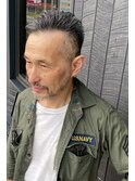 【merci古河店】シニアだってカッコよく!サイド刈上げバーバー