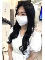 シーズン 大阪(SEASON)&nbsp;【シールエクステ】韓国ヘア×ブルーブラック