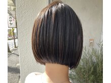 全て骨格に合わせてカットしているので、ドライヤーだけでOK☆