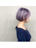 #シルバーパープル×ボブ
