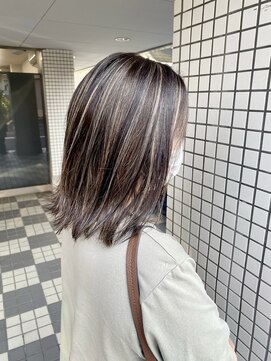 ヴィフ 大船(VIF) コントラストハイライト×グレージュ/大船/大船駅/鎌倉/髪質改善