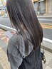 【stylist渡邊限定クーポン】カット+ツヤカラー+髪質改善トリートメント