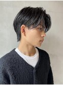 センターパート/シースルーマッシュ/ニュアンスパーマ