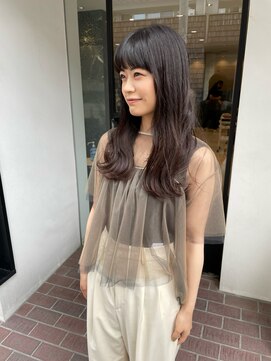 ヘアープレイス ヴィブ(hair place VIVE) 透明感のあるアッシュベージュで柔らかいデザインに