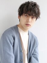 【ANDREY】アッシュブラック/ハイライト/マッシュパーマ/ウルフ
