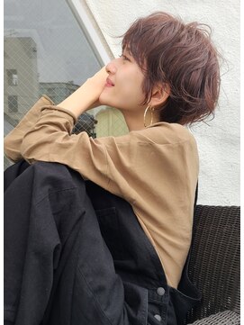 グロウミドル(GROW middle) ウェーブ×マッシュショート【middle daikanyama】野村恵子