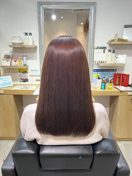 フォルテリノ ナゴヤ(FORTE Lino) 髪質改善縮毛矯正×大人ガーリーツヤ髪ピンクブラウン