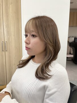 ヴィンスジオ 岐阜駅南(vince gio) inner beige/インナーカラー/ベージュカラー