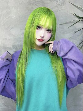 キイ 原宿 表参道(K.e.y) ネオングリーンカラー