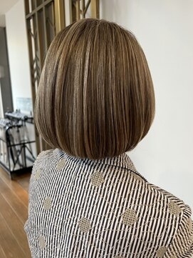 プラスシー(+C) ハイライトで脱白髪染め/40代/50代/60代