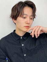 アース 大井町店(HAIR & MAKE EARTH) センターパートウルフカットツイストスパイラルパーマゆるめ黒髪