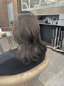 シャル 平塚(shalu) ハイライトグレージュウルフ【高綱】