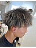 ハードにキメるツイストパーマ！ ￥12500