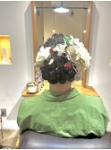 成人式アップスタイル