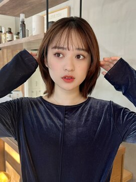 メゾンドムニ 恵比寿(Maison de MUNi) 10代20代30代大人可愛い韓国風シースルーバングくびれへア