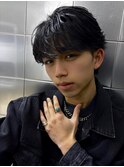 シースルーフェザーパーマウルフ