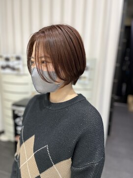 ザザ ZA/ZA 茗荷谷 前髪長めのショートボブ