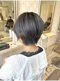 サンサムショートヘア×グレージュ◎