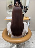 髪質改善 UPTOGLOSS 神戸三宮 ストレート 赤髪 美髪